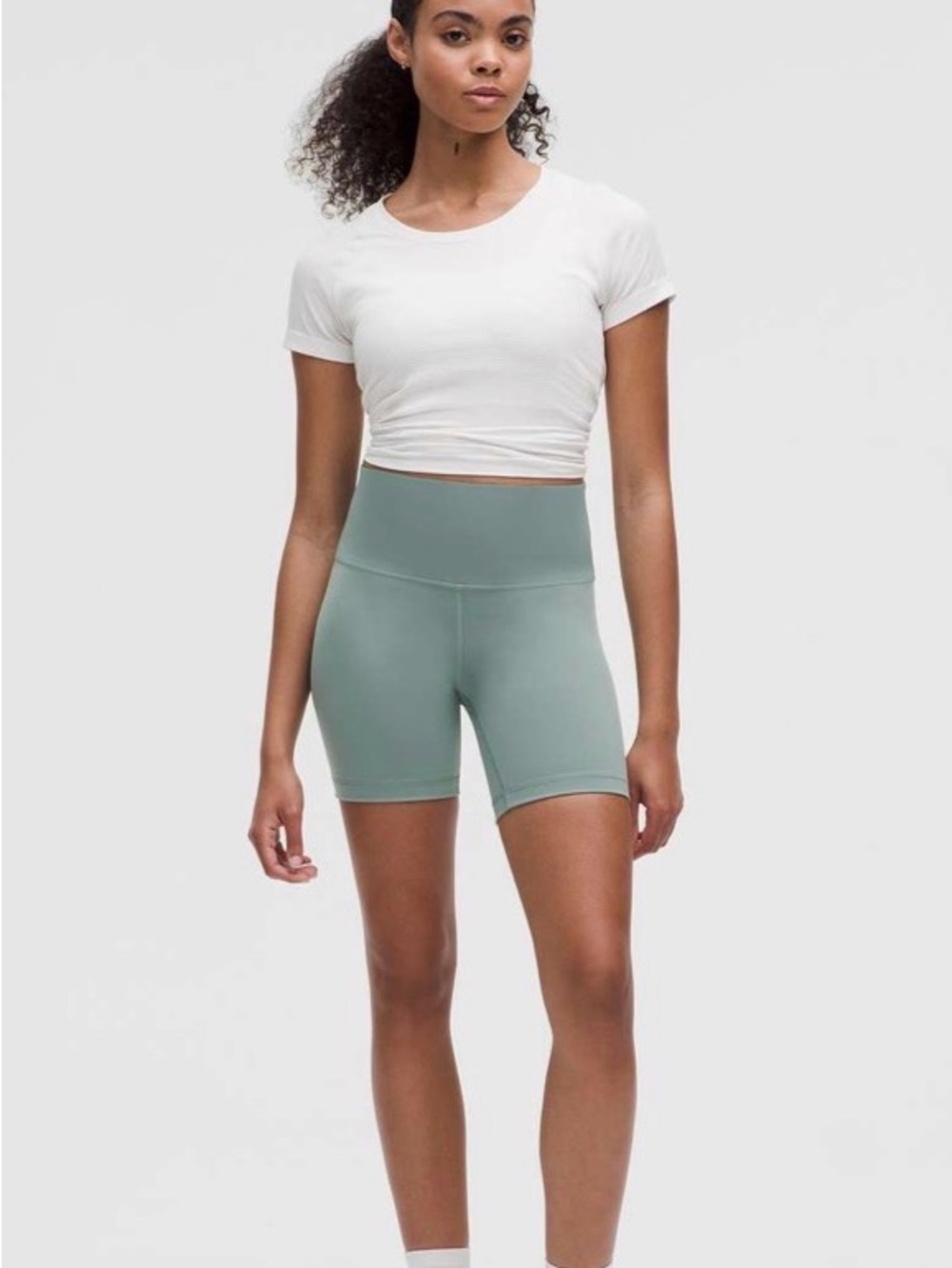Lululemon Wunder Train High-Rise Short 6" Crater Blue Size 4‎